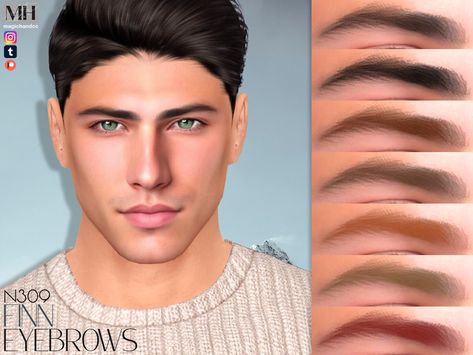 Natural male brows in 13 colors - HQ Compatible. Sims 4 Cc Brows Male, Sims 4 Eyebrows Cc Male, The Sims 4 Facial Hair, Sims 4 Eyebrows Male, Sims 4 Cc Male Makeup, Sims 4 Cc Eyebrows Male, Sims 4 Cc Male Facial Hair, Sims 4 Male Eyebrows, Sims 4 Cc Brows