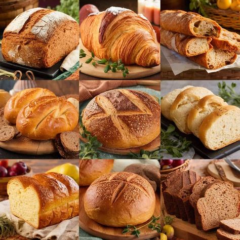 25 Easy Bread Recipes to Inspire Your Inner Baker Biblical Bread Recipe, Jimmy Johns French Bread Recipe, Barmbrack Bread, Jimmy John’s Bread Recipe, John Kirkwood Bread, Ruths Chris, Sweet Braided Easter Bread, Olive Oil Bread, Pretzel Rolls