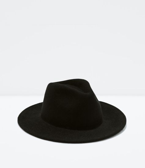 Imagen 1 de SOMBRERO FIELTRO ALA GRANDE de Zara Wide Brim Felt Hat, Hipster Hat, Hipster Looks, Blue Suit Wedding, Hats And Caps, Designer Suits For Men, Trendy Hat, Hipster Mens Fashion, Leather Hats