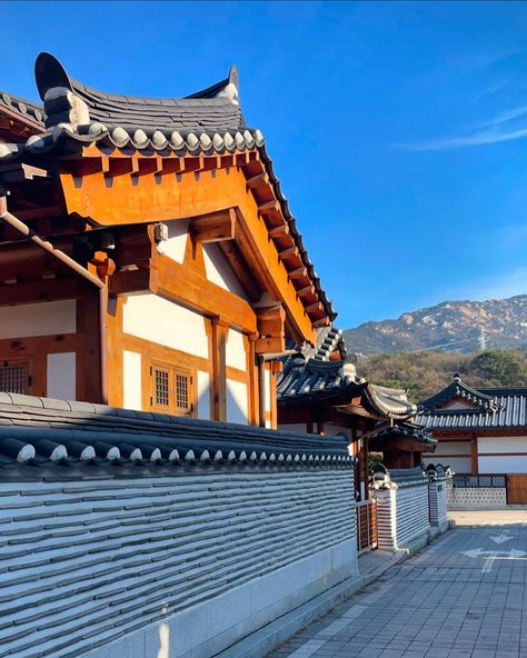 Eunpyeong Hanok Village ⛰️ Hanok Village, Korean Aesthetic