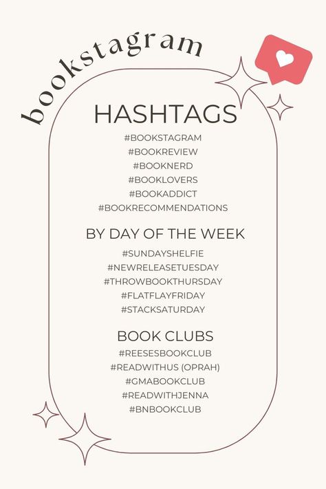 Bookstagram hashtag list Bookstagram Posts, Instagram Reach, Book Review Template, Book Photography Instagram, Trending Hashtags, Bookstagram Inspiration, Book Haul, Book Instagram, Book Challenge