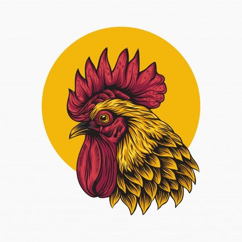 Cute Chicken Aesthetic, Aesthetic Chicken, Chicken Aesthetic, Rooster Vector, Farm Aesthetic, Cartoon Rooster, Rooster Tattoo, Rooster Logo, Brown Chicken