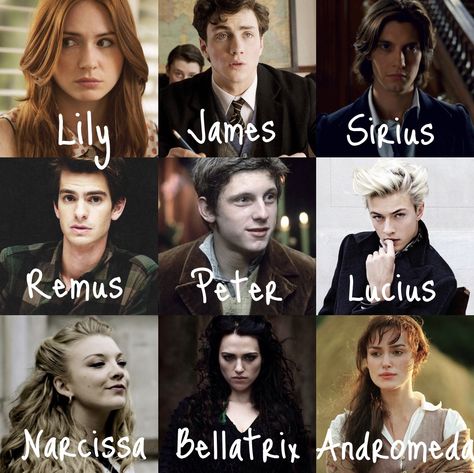 Remus Lupin Andrew Garfield, Sirius Black Ben Barnes, Andromeda Black, Scorpius And Rose, Bellatrix Black, Lily Potter, Buku Harry Potter, Images Harry Potter, Harry Potter Tumblr