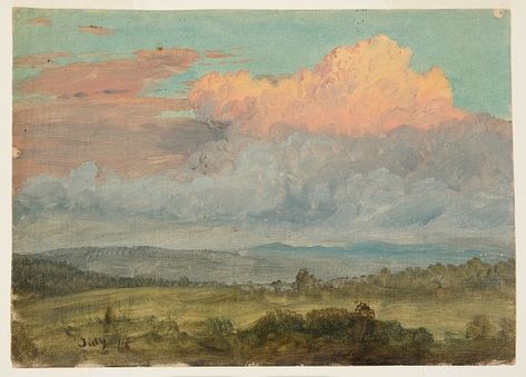 Search | Smithsonian Institution Drawing Clouds, Frederic Edwin Church, Hudson Valley New York, Flatiron Building, Pastel Sky, Lake Art, Hur Man Målar, Unframed Art Prints, Vintage Landscape