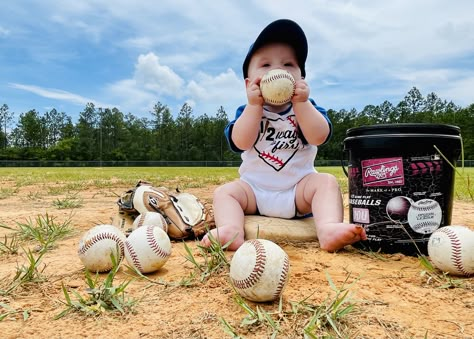 Half Way To 1st Baseball, Halfway To First Baseball Photoshoot, Half Way To First Photo Shoot, Halfway To First Baby Photoshoot, Half Way To First Birthday Baseball, Baseball Half Birthday, Half Way To One Photoshoot, Half Birthday Photoshoot, Half Way To First