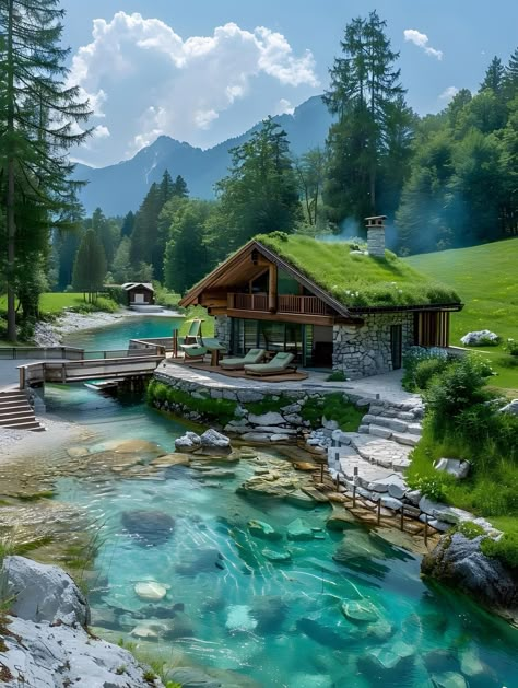 Switzerland House, Dream House Aesthetic, Life In Paradise, Pallet House, Spanish Style Home, Modern Mansion, Swimming Pools Backyard, Bungalow House Design, Luxury Homes Dream Houses