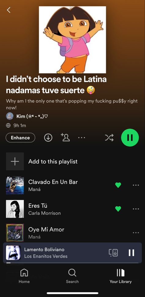 Playlist, Spotify, Spotify playlist, Spotify playlist ideas, pop, hip hop, r&b, Kpop, alternative, edm, dance, fun, groovy, jazz, cute, music, songs, playlist ideas, song recommendations, hit songs, latin, mexican, latino, Maná, Carla Morrison, Los Enanitos Verdes, Los Bukis, Los caminantes, Bronco, Grupo Bryndis Dominican Playlist, Mexican Music Playlist, Spanish Spotify Playlist, Spanish Spotify Playlist Covers, Latina Playlist, Spotify Playlist Ideas, Happy Playlist, Latino Music, Best Spotify Playlists