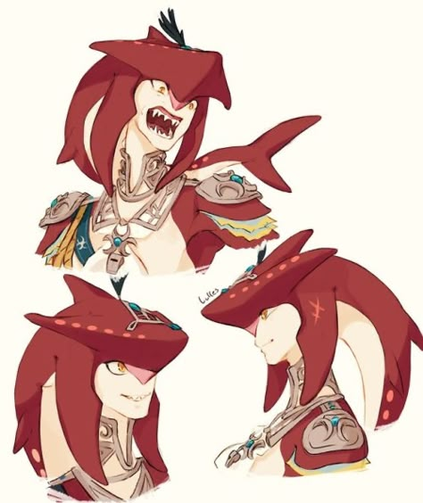 Sidon Fanart, Zelda Sidon, Sidon Botw, Sidon Link, Link Sidon, Pit Fighter, Link X Sidon, Sidon X Link, Prince Sidon