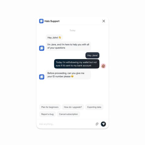 Chatbot by Rico See more designs like these in our bio link. . . . #layers #uidesign #uxdesign #uiux #design #userinterface #appdesign Chatbot Ui Design, Chatbot Design, Uiux Design, Cancel Subscription, Ui Elements, Ux Design, User Interface, Ui Design, App Design