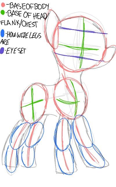 Mlp Body Tutorial, How To Draw Mlp Hair, My Little Pony Anatomy, How To Draw My Little Pony Step By Step, Mlp Base Earth Pony, Mlp Drawing Tutorial, How To Draw A Pony, How To Draw Pony, How To Draw Mlp Ponies