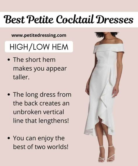 Top 10 Petite Cocktail Dresses in 2020 Weeding Guest Outfit, Petite Wedding Guest Outfits, Wedding Guest Outfit Formal, Dresses For Short Women, Petite Formal Dresses, Style For Short Women, Formal Wedding Guest Attire, Cocktail Wedding Attire, Tea Length Cocktail Dresses