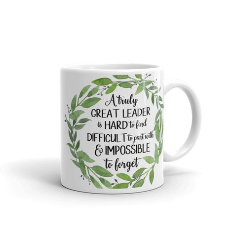 Leader Gift, Leader Mug, Leader Leaving Gift, Leader Farewell Gift, Retirement Gift, A Truly Great Leader Is Hard To Find, Leader Coffee Cup Doctor Retirement, Gifts For Professors, Speech Therapist Gift, Coach Appreciation Gifts, Gift For Doctor, Principal Gifts, Godfather Gifts, Goodbye Gifts, Gin Gifts