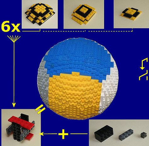 Bram's sphere skinned Lego Sphere, Lego Ideas To Build, Lego Building Techniques, Lego Techniques, Lego Diy, Lego Inspiration, Building Techniques, Lego Instructions, Lego Design