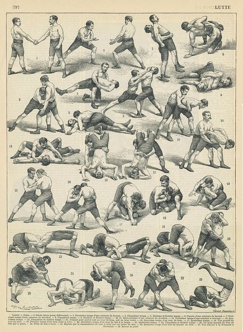 Catch Wrestling, Martial Arts Sparring, Wrestling Posters, Martial Arts Techniques, Krav Maga, Sports Prints, Sports Art, Action Poses, Unframed Art