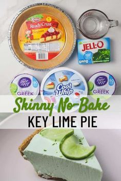 This No-Bake Skinny Key Lime Pie is easy to make and much lower in calories than traditional key lime pie! This pie makes a delicious and satisfying lime dessert! #pie #keylime #keylimepie #lime #dessert #nobake #lowcalorie #lowcaloriedessert #skinny #skinnycomfort Healthy Key Lime, Healthy Key Lime Pie, Lime Dessert, Lime Desserts, Weight Watchers Recipes Desserts, Low Calorie Dessert, Ww Desserts, Weight Watchers Desserts, Low Calorie Desserts