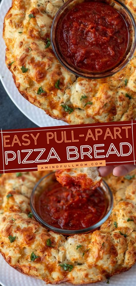 Pull Apart Recipes, Savory Monkey Bread, Bundt Pan Recipes, Pizza Monkey Bread, Lunch Sandwiches, Pull Apart Pizza, Pull Apart Pizza Bread, Pizza Bread Recipe, Bread Pull Apart Recipes