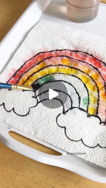 Fynn Sor | Happy Tot Shelf on Instagram: "Magical Water Reveal Rainbow! 🌈 Follow @happytotshelf for easy and fun activities for children! Explore the wonder of mess-free rainbow painting with just water and paper towels. Watch as vibrant colours magically appear with each touch of water 💦! Let the colourful fun begin! 👉🏻 Recommended for children aged 2 to 4. . #learningisfun #handsonlearning #preschoolactivities #toddleractivities #toddlerart #earlylearning" Magic Painting For Kids, Colour Activity For Toddlers, Colour Activities For Toddlers, Rainbow Activities For Toddlers, Atlanta With Kids, Color Activities For Toddlers, Preschool Color Activities, Magical Water, Mess Free Painting