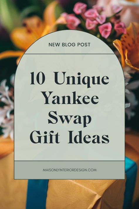 This pin showcases 10 unique yankee swap gift ideas for holiday parties, featuring creative gift options suitable for every budget. Use this comprehensive guide to find gifts that are fun and memorable for upcoming celebrations. Yankee Swap Gift Ideas $25, Yankee Swap Games, Best Yankee Swap Gifts, Yankee Swap Ideas, Yankee Swap Gift Ideas, Yankee Swap Gift, Yankee Swap, February Gift, Quirky Kitchen