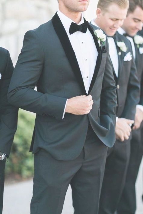 Tux Groomsmen, Sage Green Wedding Colors, Peacock Wedding Cake, Sage Green Tie, Loose Wedding Hair, Groomsmen Grey, Groom Tux, Groom Fashion, Wedding Tux