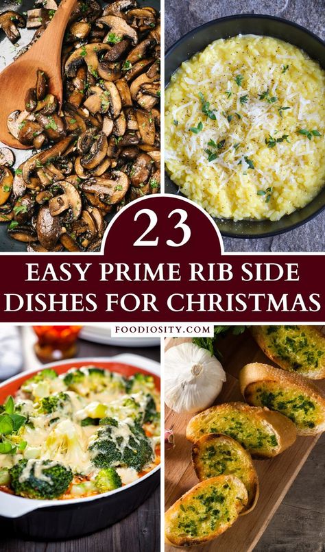 Complement your festive prime rib with our curated collection of 23 side dishes. Tailored for the Christmas spirit, these easy ideas range from traditional classics to delightful new twists. Ready to elevate your holiday feast? Click through to discover the perfect accompaniments to your main course! #PrimeRibSideDishes