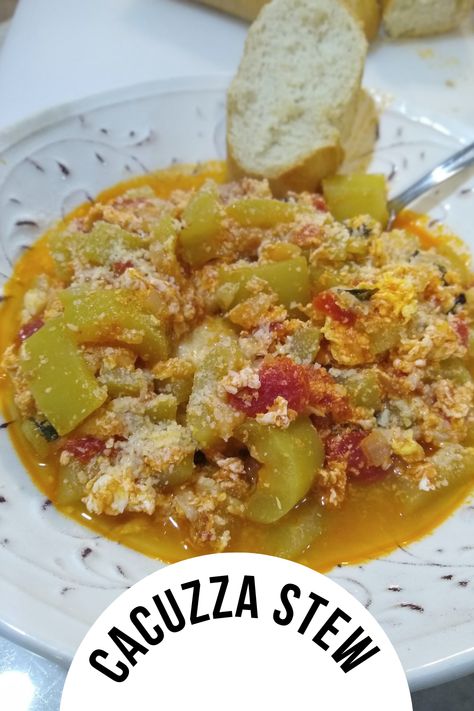 Cucuzza Squash Recipe, Escarole And Beans, Pasta Aglio E Olio, Pasta Aglio, Italian Soup Recipes, Crockpot Stew, Aglio E Olio, Healthy Italian, Wheat Pasta