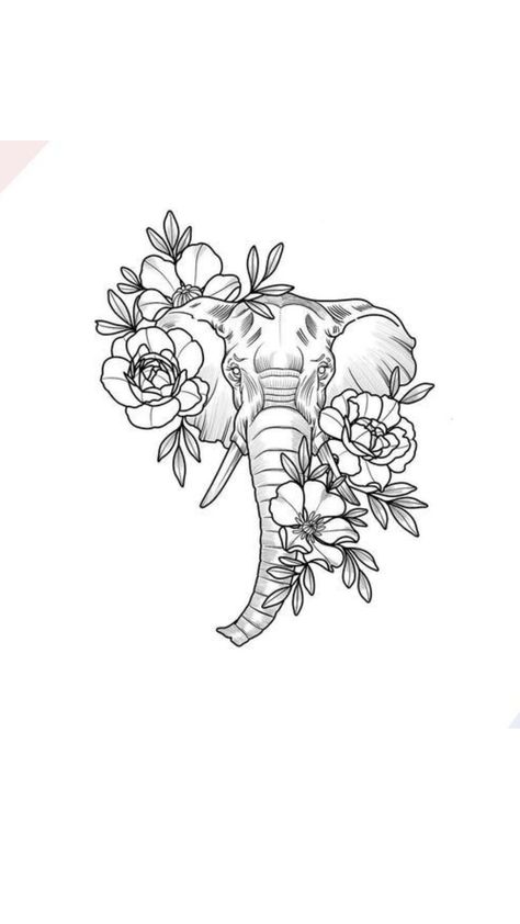 Animal With Flowers Tattoo, Animal With Flowers, Flowers Tattoo, Wood Burning Patterns, Flower Tattoos, Wood Burning, Adult Coloring Pages, Adult Coloring, Flower Tattoo