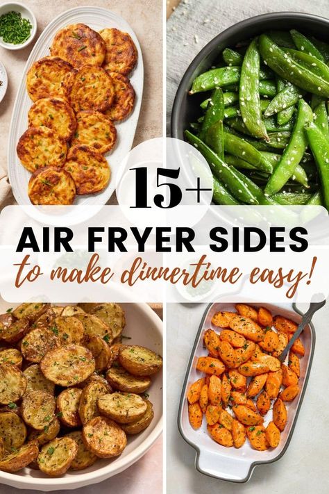 Easy Air Fryer Side Dishes, Noom Recipes Air Fryer, Side Dishes In Air Fryer, Air Fryer Veggies Recipes, Side Dishes Air Fryer, Air Fryer Sides, Air Fryer Chips, Air Fryer Side Dishes, Side Dishes For Dinner