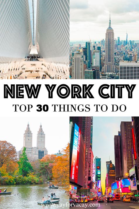 Nyc Visit Bucket Lists, New York Visit Bucket Lists, Ny Bucket List, Things To See In Nyc, New York City In November, New York Things To Do In Bucket Lists, New York City Bucket List, New York City Activities, Nyc Must Do Bucket Lists