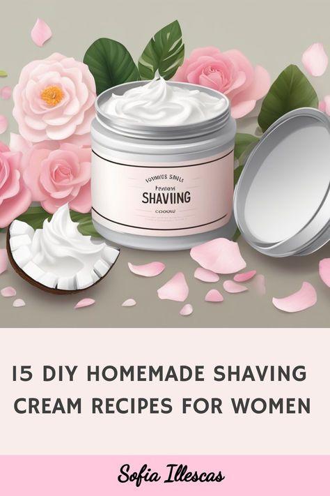 15 DIY Homemade Shaving Cream Recipes for Women Diy Shaving Cream For Women, Shaving Cream For Women, Diy Shaving Cream, Homemade Shaving Cream, Silky Smooth Skin, Home Remedies For Skin, Homemade Mask, Luscious Hair, Ingredients List