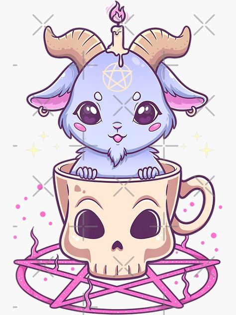 Goth Svg, Goat Svg, Baphomet Goat, Lips Art Print, Minimalist Tattoo Ideas, Dark Kawaii, Minimalist Halloween, Cute Backgrounds For Iphone, Cute Creepy