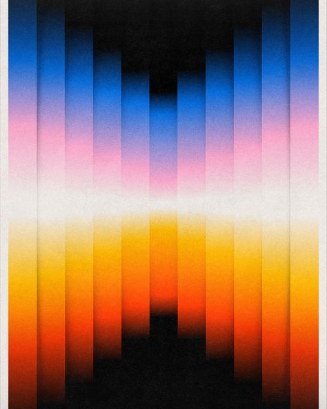 Jerry-Lee Bosmans on Twitter: "Gradient Study 2/3, 2021.04… " Gradient Art Print, Jerry Lee Bosmans, Wavy Logo Design, Graphic Poster Blue, Light Graphic Design, Gradient Branding, Gradient Graphic Design, Colour Harmonies, Geometric Artists