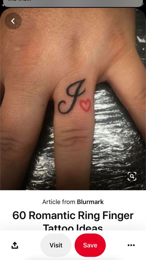 Mr And Mrs Ring Finger Tattoo, Ring Tattoo Designs Initials, Letter Tattoos Initials Ring Finger, Ring Finger Tattoo Couple, Matching Relationship Tattoos, Wedding Ring Finger Tattoos, Ring Finger Tattoo, Ring Tattoo Designs, Wife Tattoo