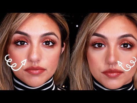 Hello! Im a professional makeup artist of 8 years, sharing how i contour my nose which is crooked, bulbous, wide and droopy. I hope this helps you acheive a more structured nose! Crooked Nose Makeup, Contouring A Crooked Nose, How To Contour Crooked Nose, How To Contour Bulbous Nose, Contour Crooked Nose, Nose Contouring Makeup, Contour Tips, Hooked Nose, Bulbous Nose