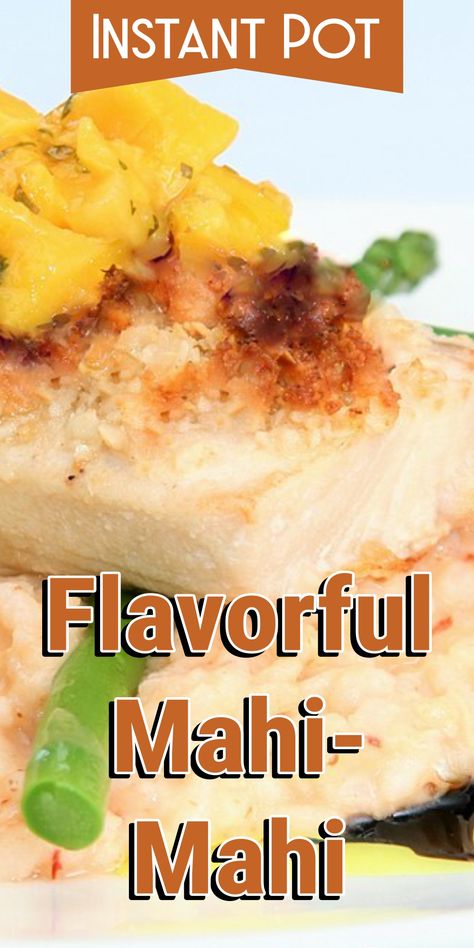 Instant Pot Mahi Mahi Recipes, Crockpot Mahi Mahi Recipes, Mahimahi Dinner, Instant Pot Fish Recipes, Instant Pot Fish, Cooking Mahi Mahi, Mahi Recipes, Food Ninja, Instant Meals