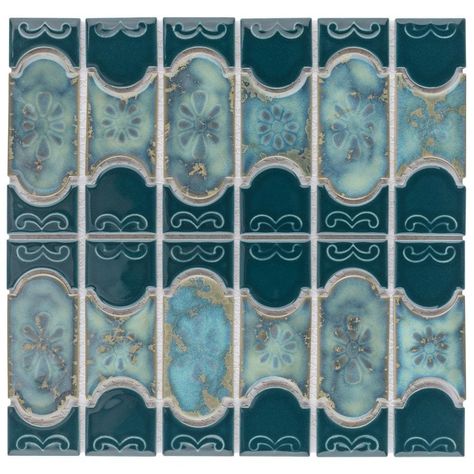 Affinity Tile, Pool Tiles, Mosaic Floor, Ceramic Mosaic Tile, Merola Tile, Porcelain Mosaic Tile, Accent Tile, Mosaic Flooring, House Tiles