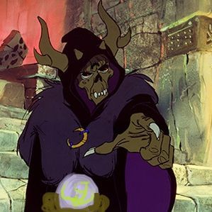 Horned King as Wiseman Marwolaeth Enohart Horned King, The Seekers, The Black Cauldron, Evil Villains, Childhood Movies, Disney Fairies, Cartoon Network Adventure Time, Fantasy Castle, Adventure Time Anime