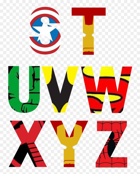 Printable Superhero Letters Clipart (#5755290) is a creative clipart. Download the transparent clipart and use it for free creative project. Round Signage, Super Hero Letters, Superhero Alphabet, Superhero Letters, Free Alphabet Printables, Free Printable Clip Art, Superhero Clipart, Family Reunion Invitations, Draw Tattoo