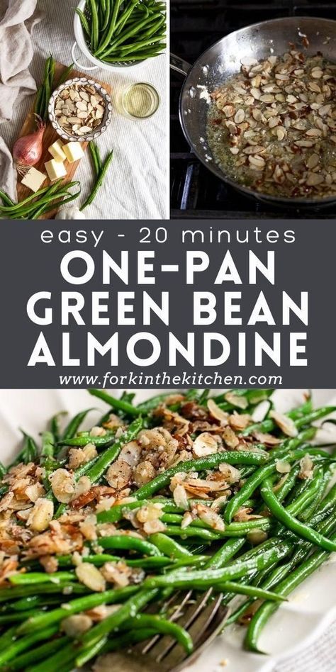 Green Beans Sliced Almonds, Green Bean Recipes With Almonds, Almond Green Beans Recipe, Green Beans With Almonds Sauteed, Green Beans And Almonds Recipe, String Beans Almondine, Green Bean Almondine Easy, Green Beans Almondine Easy, Sliced Almonds Recipes