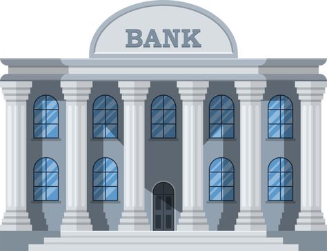 Bank Clipart, Building Pictures, Bank Building, Banks Building, Png Aesthetic, Art Interior, Free Clipart, Clipart Design, Interior Art