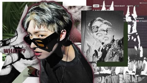 tg kisskits Seonghwa Wallpaper Pc, Ateez Ipad Wallpaper, Ateez Laptop Wallpaper Hd, A Star Is Born Aesthetic, Collages Ideas, Graphic Edits, Notion Cover, Posters Kpop, Frame Edit