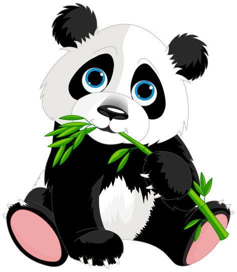 Cute panda cartoon clipart image gallery yopriceville Panda Clipart, Cute Panda Cartoon, Panda Illustration, Baby Panda Bears, Panda Drawing, Panda Art, Cartoon Panda, Cartoons Png, Giant Panda