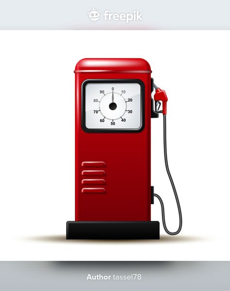 Red bright gas station pump with fuel no... | Premium Vector #Freepik #vector #energy #oil #service #power Tanker Ship, Petrol Pump, Oil Barrel, Gas Pipeline, Fuel Truck, Oil Service, Drilling Rig, Car Fuel, Oil Industry