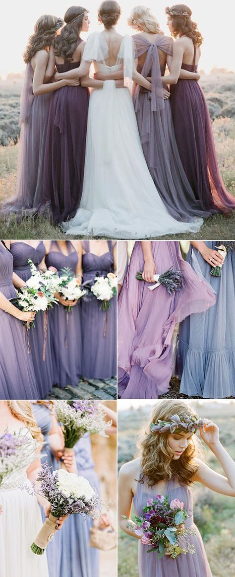 shades of purple bridesmaid dresses for lavender wedding ideas- Repinned by Mary Murray's Flowers -Tulsa Florist Shades Of Purple Bridesmaid Dresses, Bridesmaids Flowers, Lavender Bridesmaid, Lavender Bridesmaid Dresses, Purple Bridesmaid, Purple Bridesmaids, Purple Bridesmaid Dresses, Lavender Wedding, Flowers Gift