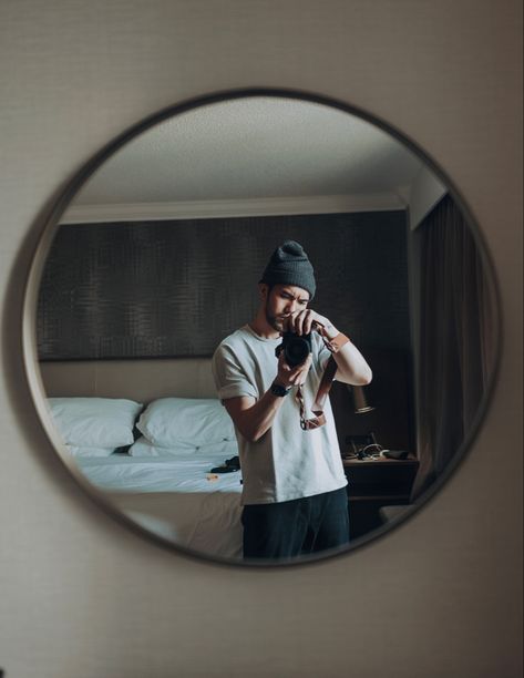 Mirror selfie, warm tones, mirror photo, man with black beanie, dslr canon shot, hobo style vibe, dslr mirror selfie, self-portrait Dslr Mirror Selfie, Dslr Selfie, Mirror Selfie Men, Photography Men, Mirror Photography, Portrait Photography Men, Mirror Selfie Poses, Black Beanie, Mirror Photo