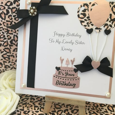 Diy Birthday Gifts For Sister, Easy Birthday Cards Diy, Birthday Card For Daughter, Garba Outfit, Birthday Cards For Niece, Creative Birthday Cards, Diary Diy, Front Page Design, 18th Birthday Cards