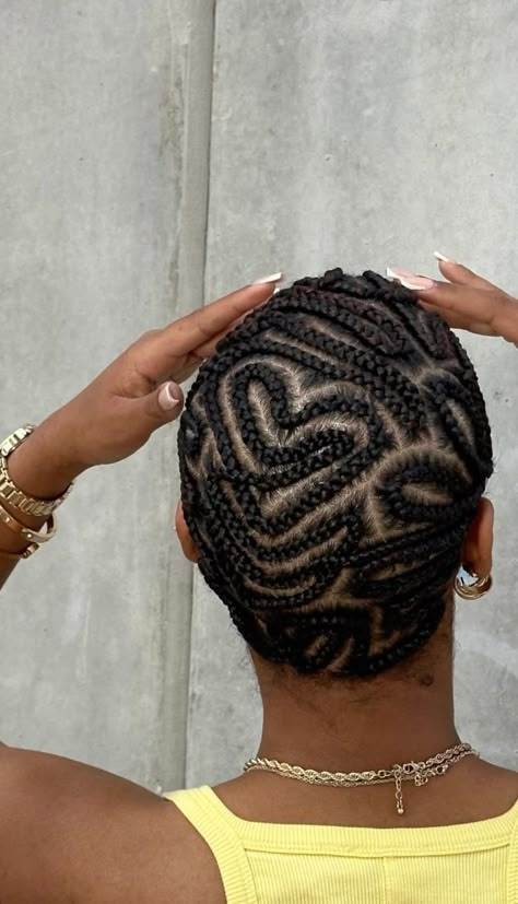 Cornrow Patterns For Black Women, Cornrows Braids For Black Women 2024, Cornrows Patterns, Braided Baldie Hair, Cornrows Inspiration, Bald Cornrows, Pattern Cornrows, Bald Braids, Cornrolls Hairstyles Braids