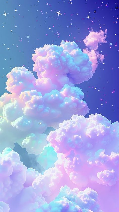 Cloud made by cotton candy outdoors cumulus weather. | free image by rawpixel.com / Hein Cloud Blue Aesthetic, Cute Wallpaper Backgrounds Iphone, Cotton Candy Background, Cotton Candy Aesthetic, Wallpaper Candy, Cotton Candy Wallpaper, Cute Backgrounds Aesthetic, Background Candy, Aesthetic Stars