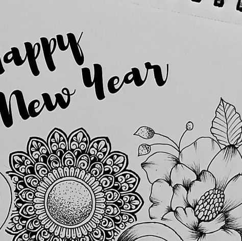 mandala arts New Year Mandala Art, New Year Drawings, Mandala Art Painting, New Year's Drawings, Mandala Arts, 2023 Happy New Year, Mandala Drawing, Shining Star, The Shining