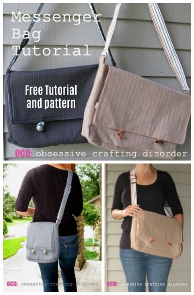 FREE sewing pattern for a messenger bag to sew. This free pattern includes two different sized messenger bags. The mini messenger bag pattern is ideal for an everyday purse to sew. The large messenger bag sewing pattern is big enough to carry files. #SewABag #BagSewingPattern #SewAMessengerBag #MessengerBagPattern #SewingForFree #FreeSewingPattern Messager Bag Pattern Free, Messenger Bag Tutorial Free Sewing Patterns, Easy Messenger Bag Pattern Free, Messenger Bag Patterns Free, Diy Satchel Bag, Messenger Bag Pattern Free, Crochet Messenger Bag Free Pattern, Diy Messenger Bag Pattern, Messenger Bag Sewing Pattern