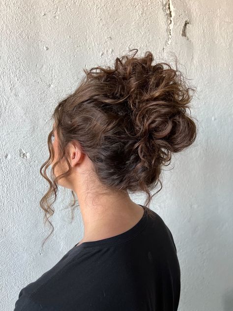 Curled Updo Hairstyles, Pentecostal Hair, Pentecostal Hairstyles, Wavy Updo, Guest Ideas, Curled Updo, Bride Top, Thick Wavy Hair, Romantic Curls